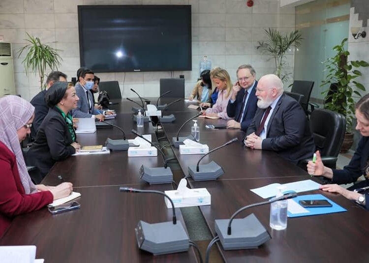 Fouad confers with European Green Deal official on co-operation over COP27 1 - Egyptian Gazette