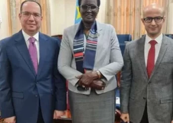 Egyptian amb., S.Sudan VP review bilateral ties