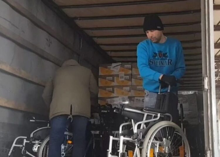 Ukraine receives 50 tonnes of humanitarian aid from France 1 - Egyptian Gazette