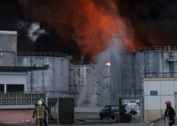 Missiles hit Ukrainian refinery, ‘critical infrastructure’ near Odesa port