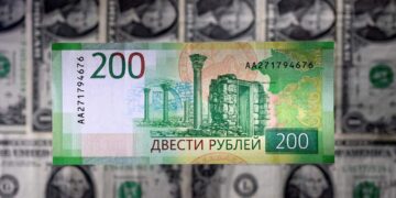 Rouble jumps to around 2-year high vs dollar, euro 1 - Egyptian Gazette Rouble jumps to around 2-year high vs dollar, euro