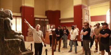 Int'l rock band Maroon 5 visits Egyptian Museum 1 - Egyptian Gazette Int’l rock band Maroon 5 visits Egyptian Museum