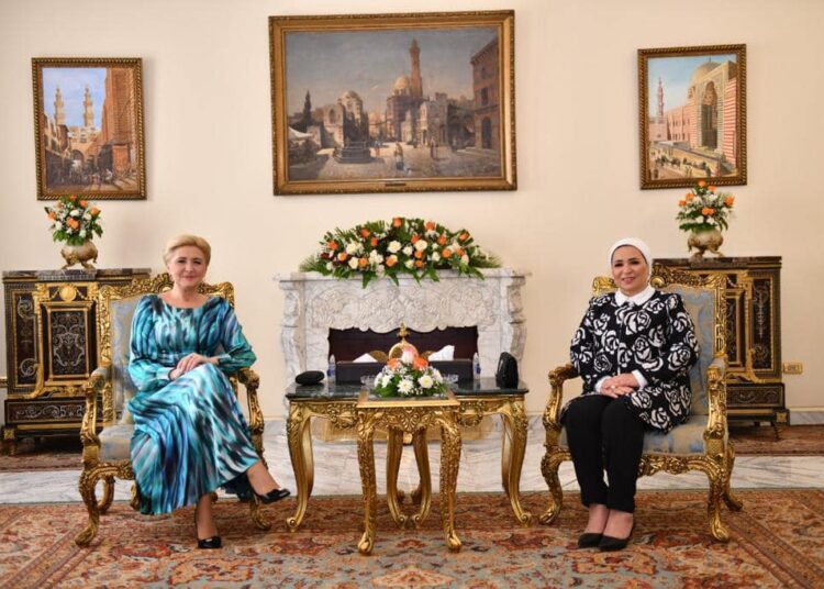 Mrs Sisi probes with Polish president's wife means to empower youth, women 2 - Egyptian Gazette Mrs Sisi probes with Polish president's wife means to empower youth, women 1 - Egyptian Gazette