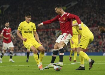 Ronaldo scores again, Man Utd beats Brentford in EPL