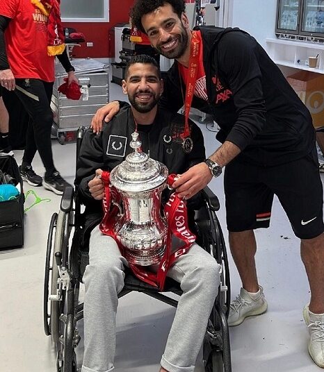 Mohamed Salah and Moamen Zakaria.