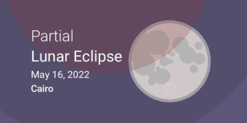 Total lunar eclipse on May 16, visible in Egypt