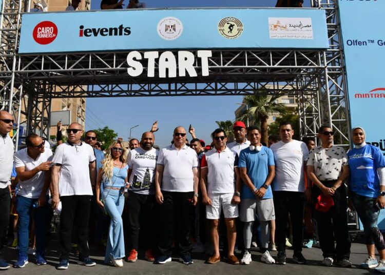 Youth min., Cairo governor attend Cairo Half Marathon 1 - Egyptian Gazette Egyptian Youth and Sports Minister Ashraf Sobhi and Cairo Governor Khalid Abdel Aal attended on Friday Cairo Half Marathon.