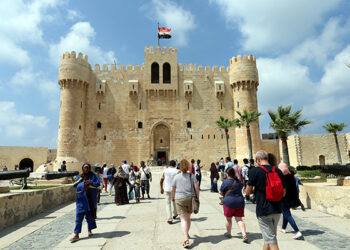 23,000 nationals, tourists visit Alexandria Qaitbay Citadel during Eid holiday