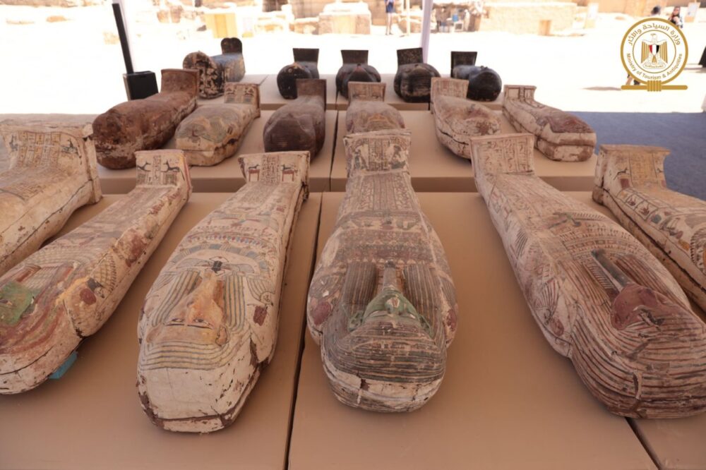 Egyptian archaeological mission unearths largest-ever bronze statues cachette in Saqqara 3 - Egyptian Gazette