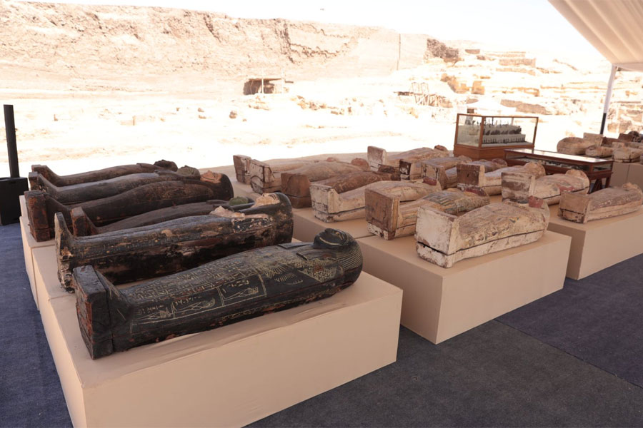 Egyptian archaeological mission unearths largest-ever bronze statues cachette in Saqqara 5 - Egyptian Gazette