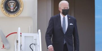 Biden arrives in Japan