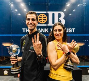 Egyptian duo crowned CIB PSA World Champions 2 - Egyptian Gazette
