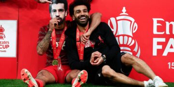 Klopp says Salah is OK after coming off in Cup final 1 - Egyptian Gazette Klopp says Salah is OK after coming off in Cup final