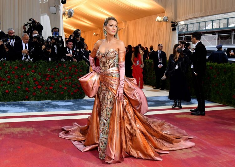 US actress Blake Lively co-hosted the 2022 Met Gala at the Metropolitan Museum of Art on May 2, 2022, in New York.