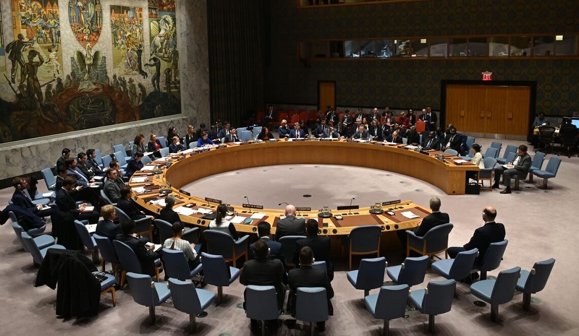 The UN Security Council, including Russia, expressed "deep concern regarding the maintenance of peace and security of Ukraine".