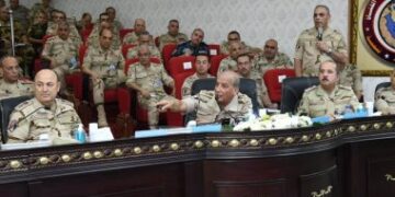 Defense minister attends main phase of Somod-1 exercise 1 - Egyptian Gazette Defense minister attends main phase of Somod-1 exercise