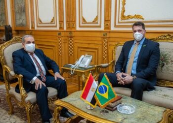 Military production minister probes with Brazilian defense official joint co-operation