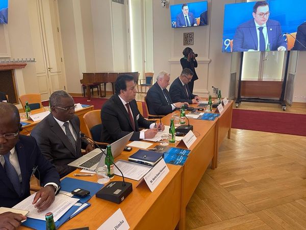 'Egypt working hard to improve healthcare for all' 1 - Egyptian Gazette Minister of Higher Education and Scientific Research Khaled Abdel Ghaffar addressing the three-day Czech-Africa forum in Prague on Wednesday.