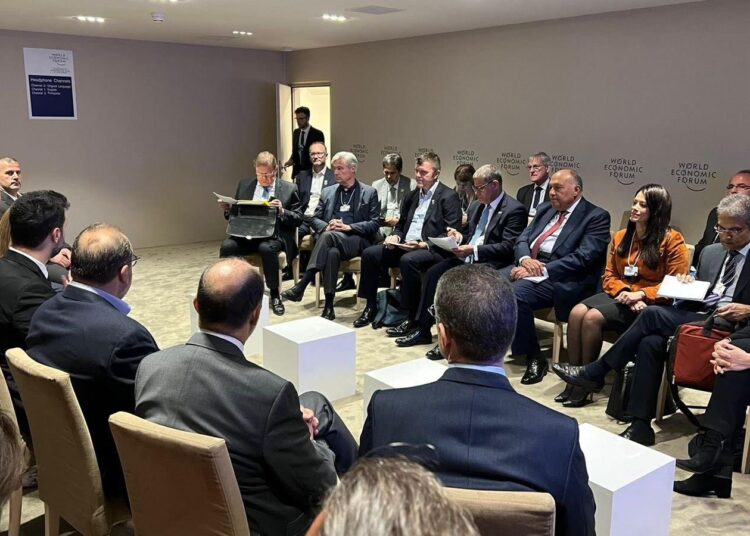 Shoukry takes part in WEF annual meeting 1 - Egyptian Gazette