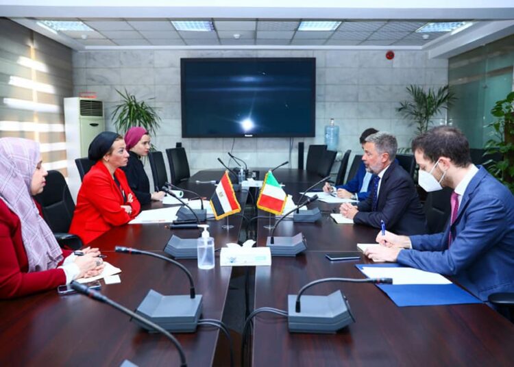 Environment minister confers with Italian ambassador on co-operation over COP27 1 - Egyptian Gazette