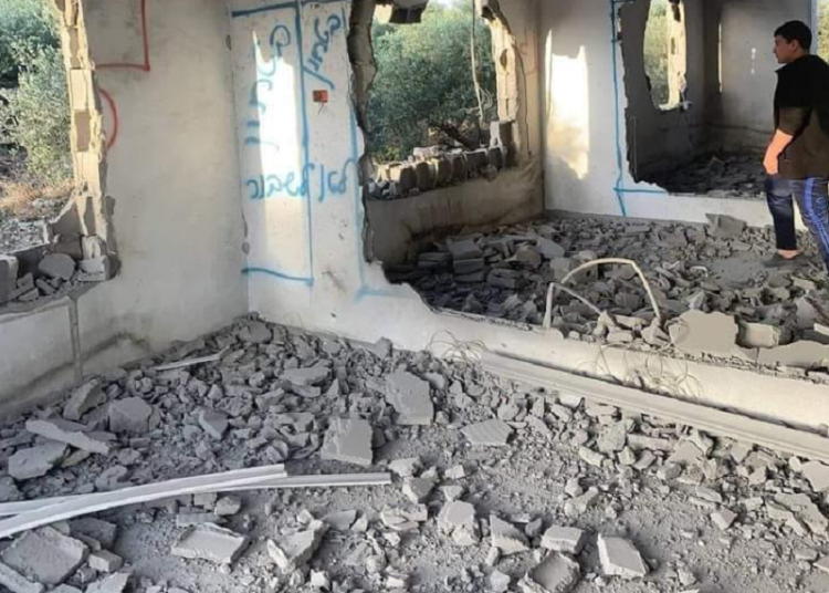 Family home of Palestinian detainee in Israel demolished as punitive measure 1 - Egyptian Gazette The Jaradat home after it was destroyed.