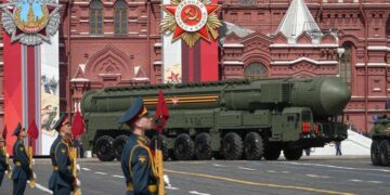 Russia holds dress rehearsal for Victory Day parade 1 - Egyptian Gazette Russia holds dress rehearsal for Victory Day parade