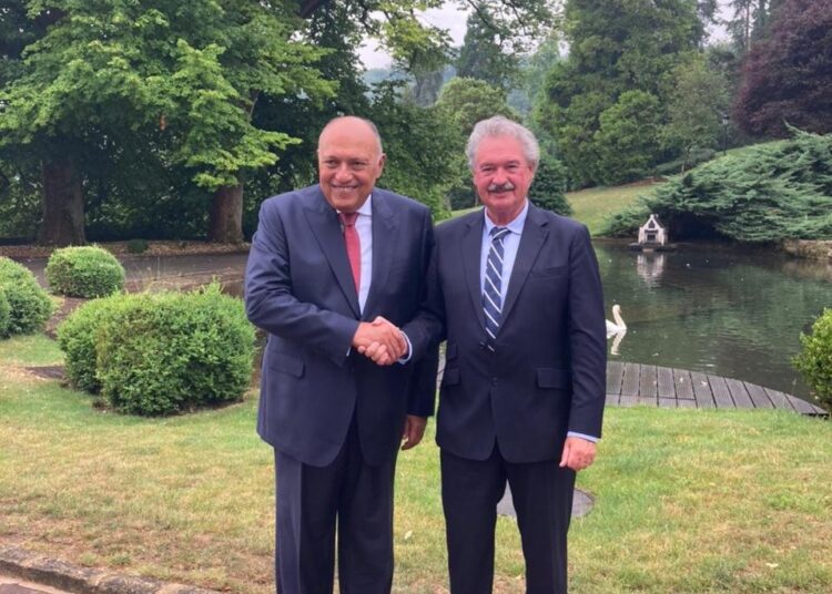 Shoukry, Luxembourg's FM discuss bilateral ties 2 - Egyptian Gazette Shoukry, Luxembourg's FM discuss bilateral ties 1 - Egyptian Gazette