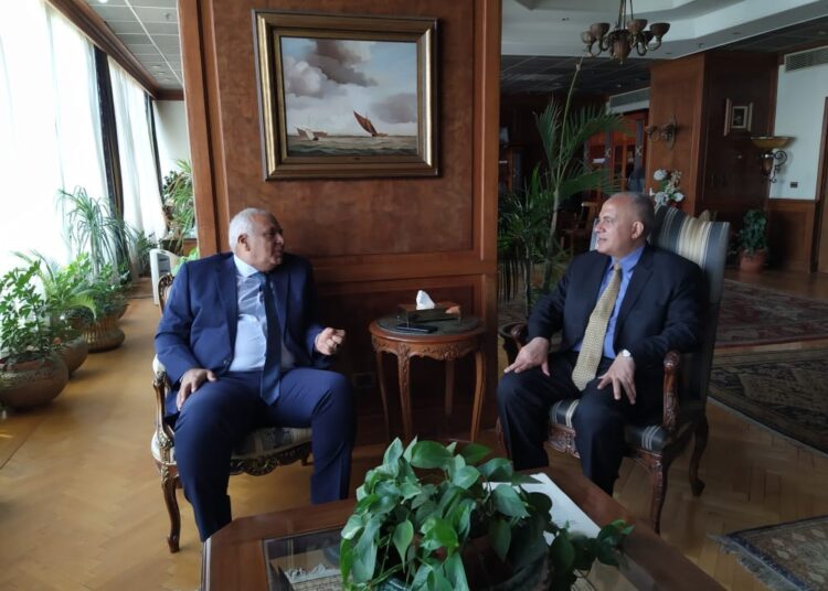 Irrigation min., New Valley governor review water projects in governorate 1 - Egyptian Gazette