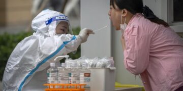 Virus testing the new normal as China sticks to ‘zero-Covid’ 1 - Egyptian Gazette Virus testing the new normal as China sticks to ‘zero-Covid’
