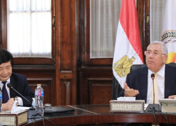 Agriculture minister probes with FAO delegation efforts to fight fall armyworm 1 - Egyptian Gazette