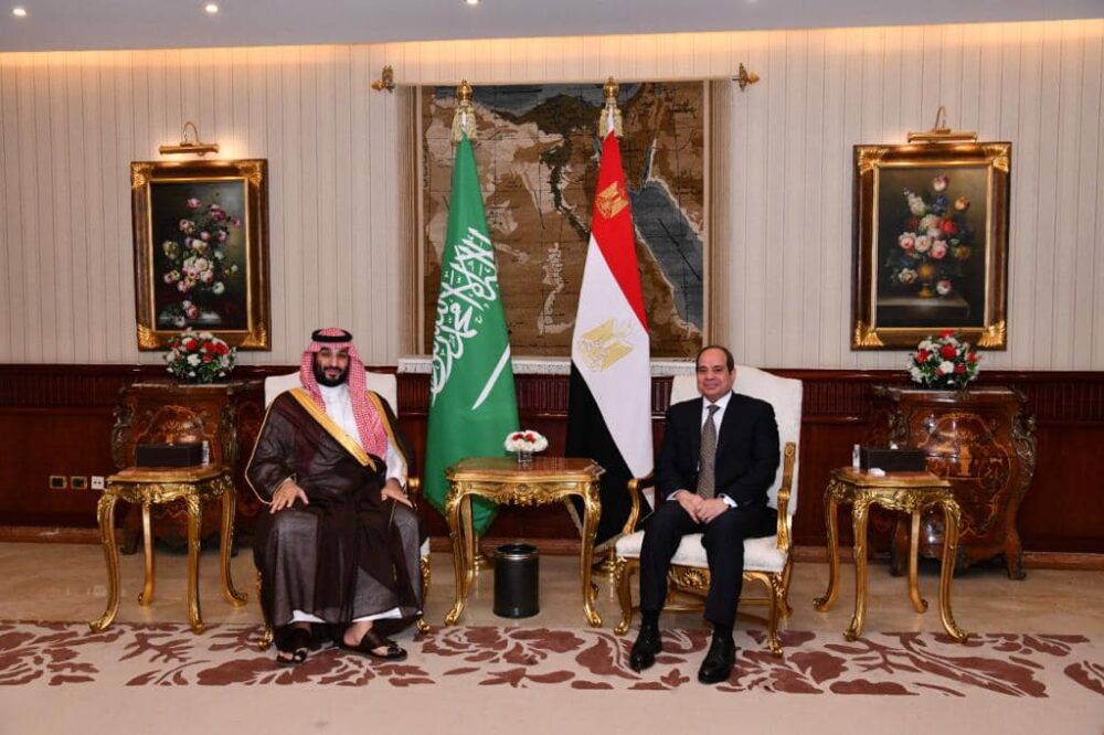 Sisi receives Saudi Crown Prince at Cairo airport 3 - Egyptian Gazette