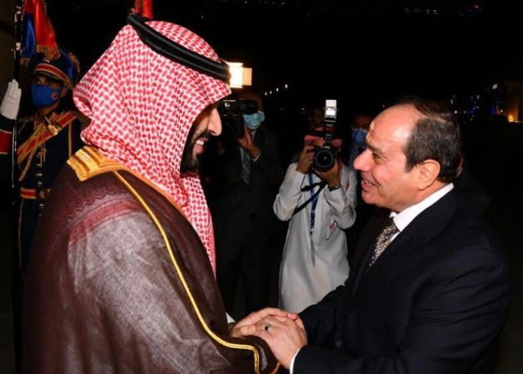 Sisi receives Saudi Crown Prince at Cairo airport 1 - Egyptian Gazette