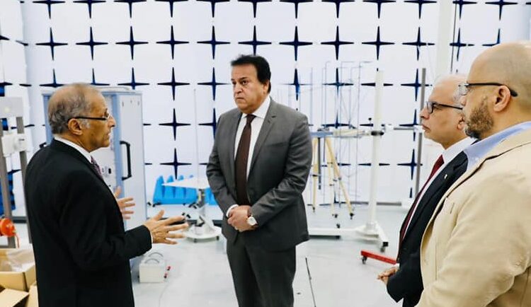 Egypt's Higher education min. inspects (EgSA) 1 - Egyptian Gazette