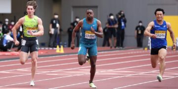 Coleman, Hobbs snatches 100m races at NYC Grand Prix 1 - Egyptian Gazette Coleman, Hobbs snatches 100m races at NYC Grand Prix