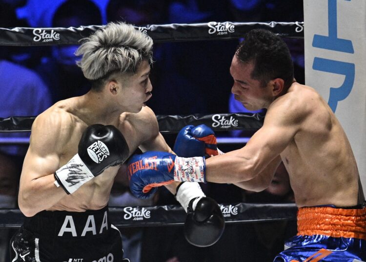 Japan's Naoya Inoue (L) was named number one pound-for-pound boxer by The Ring magazine after knocking out Filipino great Nonito Donaire (R) inside two rounds earlier this month.