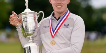 Matt Fitzpatrick clinches US golf Open