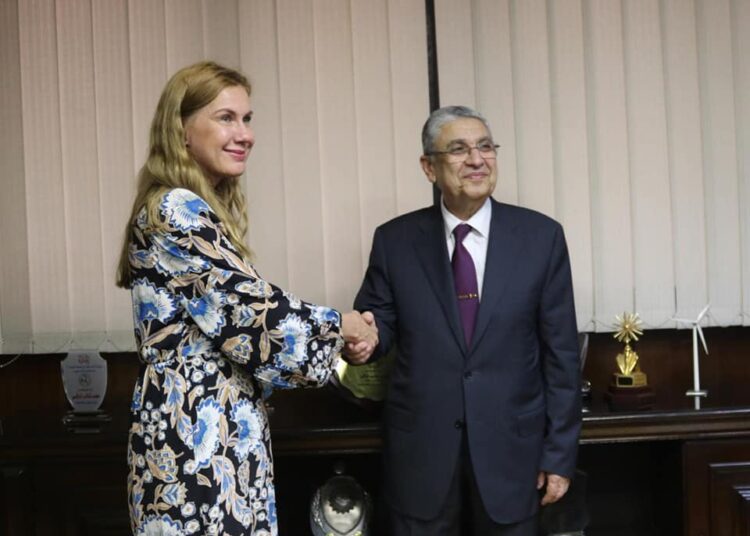 Electricity minister, European official discuss boosting bilateral co-operation 1 - Egyptian Gazette Egyptian Electricity and Renewable Energy Minister Mohamed Shaker has met with European Commissioner for Energy Kadri Simson.