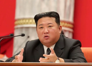 North Korean leader reaffirms arms buildup in party meeting