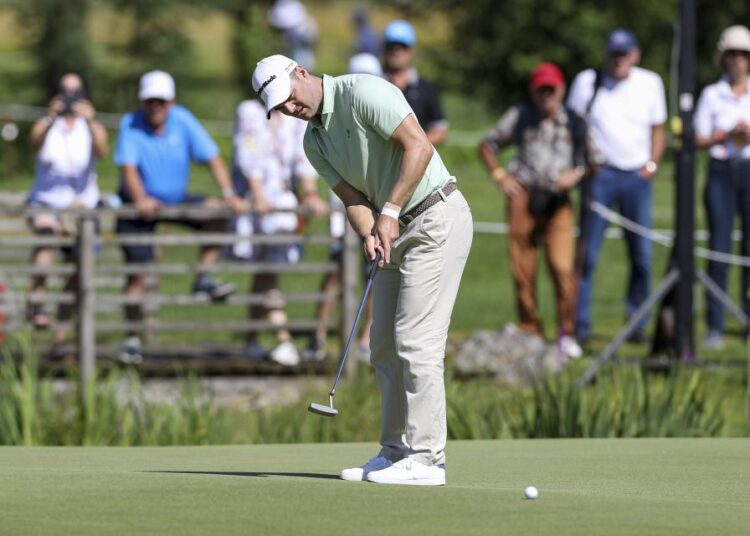 Germany's Martin Kaymer during the German Open golf tournament in Munich, Germany, on June 23, 2022.