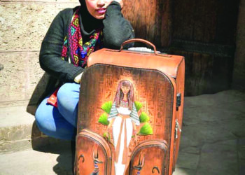 Leatherworker promotes tourism in style