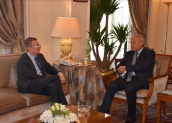 Abul Gheit, Latvian FM discuss boosting bilateral co-operation