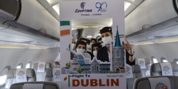 EgyptAir operates flight to Dublin for first time 1 - Egyptian Gazette EgyptAir operates flight to Dublin for first time