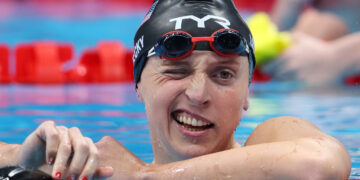 Ledecky reclaims 400 title at swimming worlds 1 - Egyptian Gazette Ledecky reclaims 400 title at swimming worlds