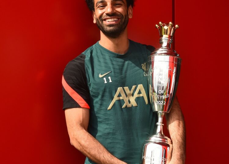 Egypt international and Liverpool star Mohamed Salah has been voted 2021/22 PFA Players’ Player of the Year for the second time in his career.
