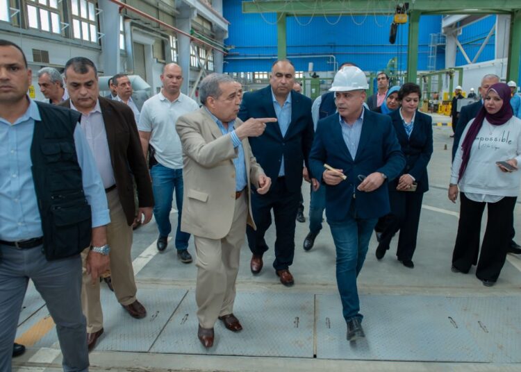 State minister for military production inspects Helwan Company for Non-Ferrous Industries 1 - Egyptian Gazette