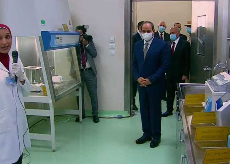 Sisi inspects livestock, dairy projects in Menofia 1 - Egyptian Gazette