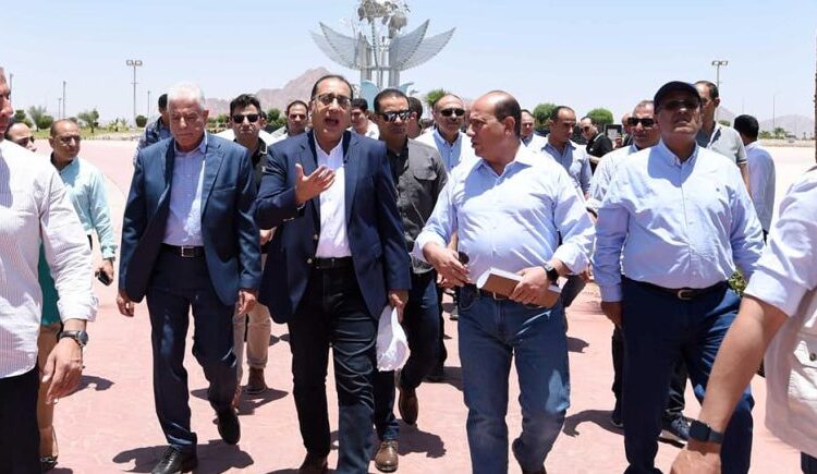 PM inspects development works of Sharm El Sheikh entrances 2 - Egyptian Gazette PM inspects development works of Sharm El Sheikh entrances 1 - Egyptian Gazette