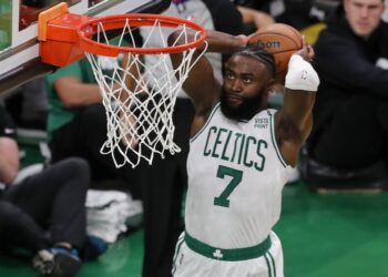 Overlooked no more, Brown shines for Celtics in Finals