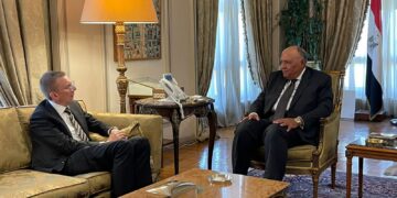 Egyptian, Latvian FMs hold talks