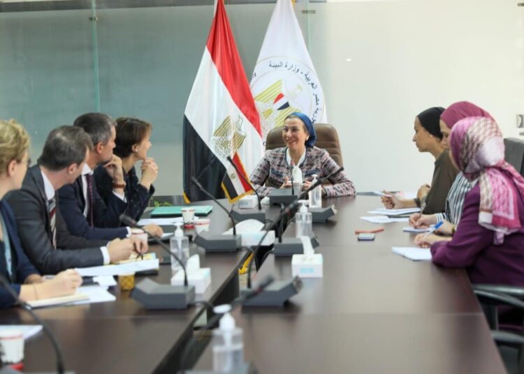 Environment min., AFD representatives discuss bilateral co-operation 1 - Egyptian Gazette